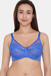 Wacoal Single Layered Wired Full Coverage Lace Bra - Radient Blue — thumbnail 1